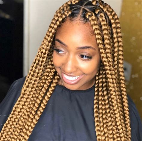 10 box braids hairstyles|15 Large Box Braid Ideas That Will Convince You to Go Big